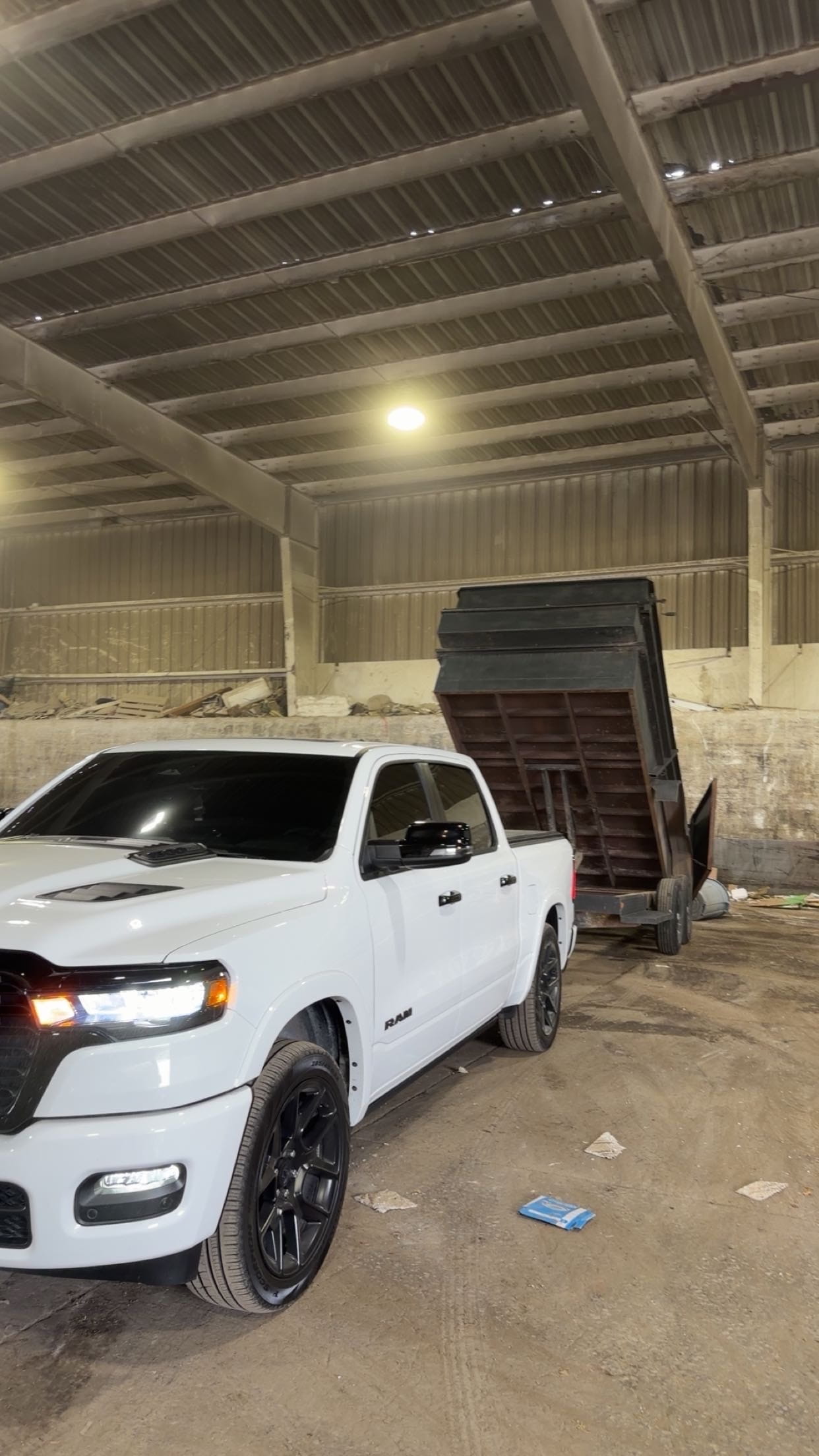Junk removal truck fully loaded — Fuzed Enterprises Omaha