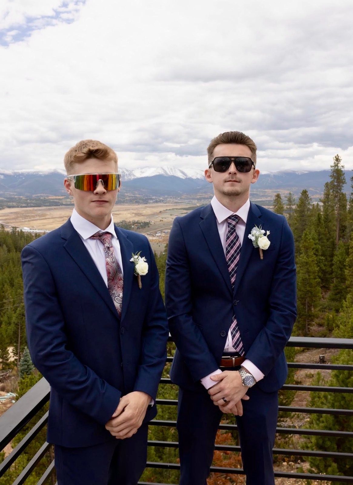 Keagan and Dalton representing the Fuzed Enterprises team